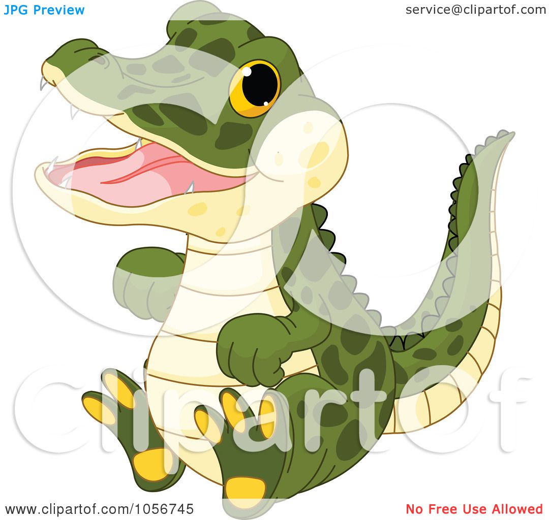free baby alligator clipart - photo #26