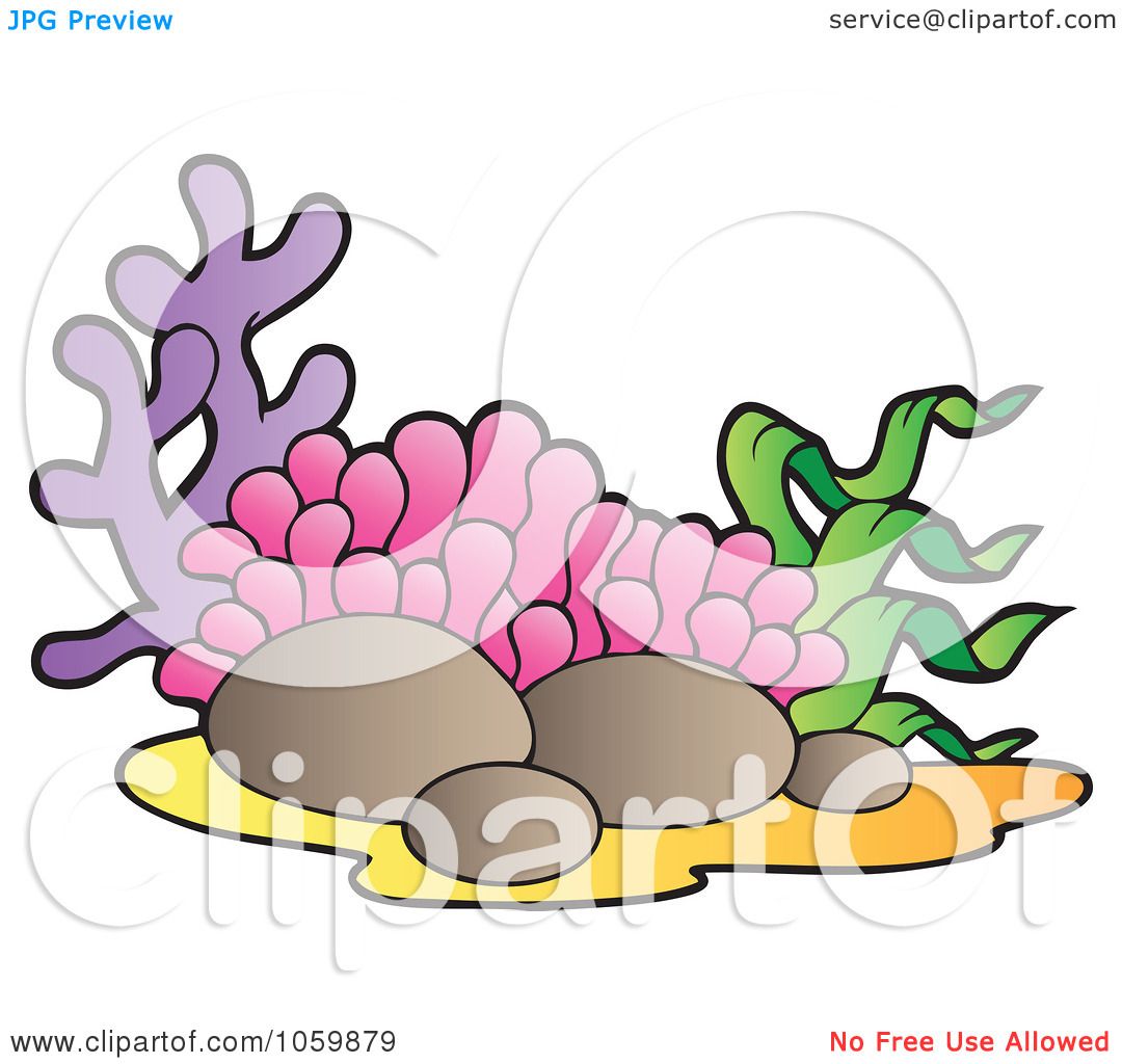 Royalty-Free Vector Clip Art Illustration of Coral by visekart #1059879