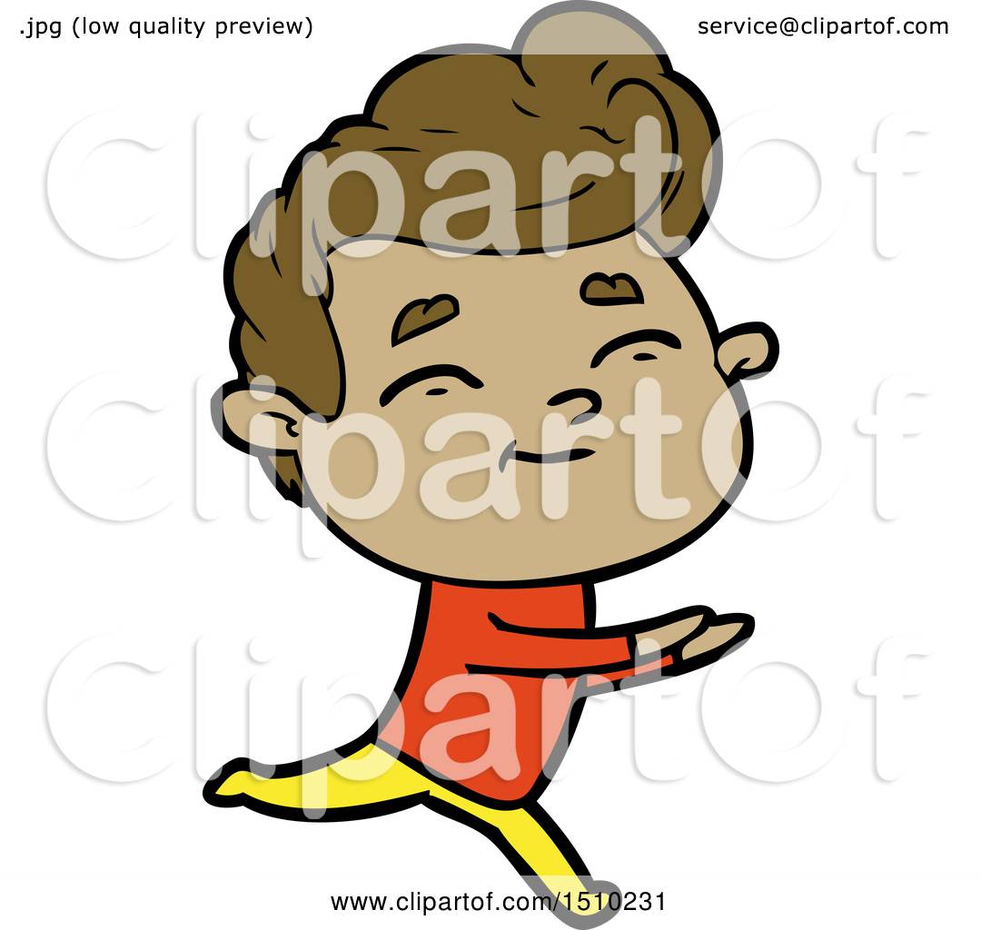 Running Cartoon Man by lineartestpilot #1510231