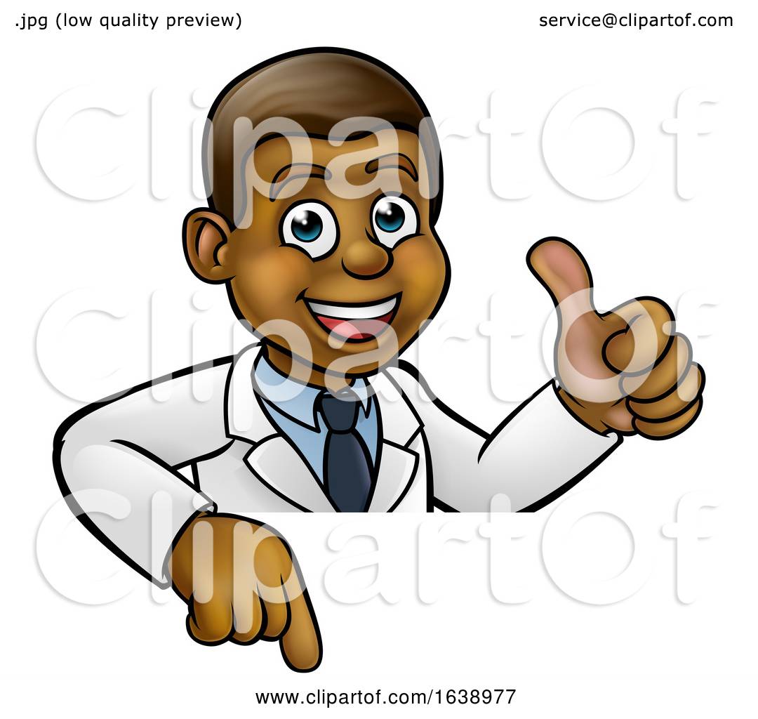  Scientist  Cartoon  Character Sign by AtStockIllustration 