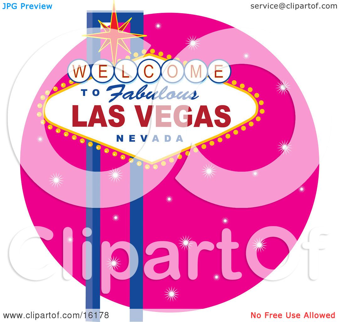Night at Las Vegas Digital Clip Art for Scrapbooking Card -  UK