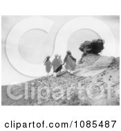 Acoma Indians Carrying Water Free Historical Stock Photography
