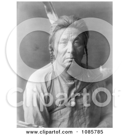 Apsaroke Indian Man Named Flathead Woman - Free Historical Stock Photography by JVPD