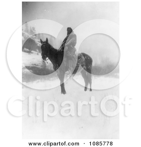 Apsaroke Indian on Horse - Free Historical Stock Photography by JVPD