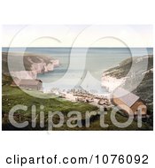 Boats And Huts On The Beach On The North Sea Landing In Flamborough Yorkshire England Uk Royalty Free Stock Photography