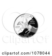 Caesar Rodney On The Delaware State Quarter Royalty Free Stock Photography by JVPD