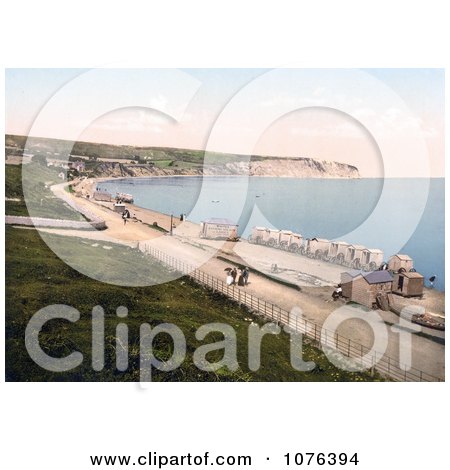 Changing Cart Cabins on the Beach, For People to Change Clothes in, Swanage, Dorset, England, UK - Royalty Free Stock Photography  by JVPD