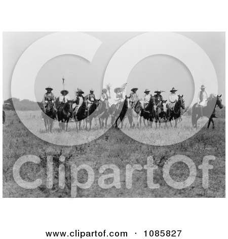 Cheyenne Indian Chiefs on Horses - Free Historical Stock Photography by JVPD