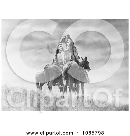 Cheyenne Native American Warriors on Horses - Free Historical Stock Photography by JVPD