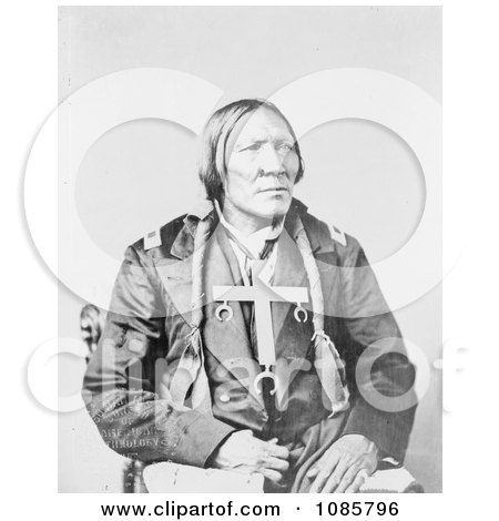 Cheyenne Native Man Named Little Robe - Free Historical Stock Photography by JVPD