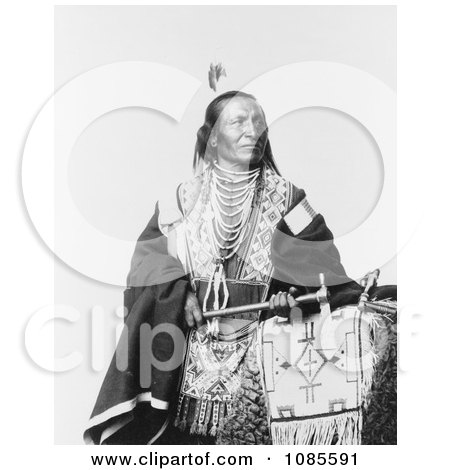 Chief Red Fox, Sioux Indian - Free Historical Stock Photography by JVPD
