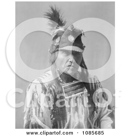 Crow Native American Man Called Forked Iron - Free Historical Stock Photography by JVPD