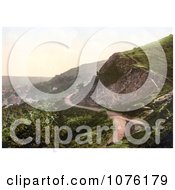Dirt Road Winding Around Ivy Scar Rock Quarry In The Village Of Malvern Worcestershire England UK Royalty Free Stock Photography