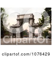 Guards At The Memorial Arch In New Brompton Kent England Royalty Free Stock Photography