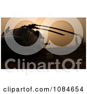 Helicopter On Flight Deck Free Stock Photography by JVPD