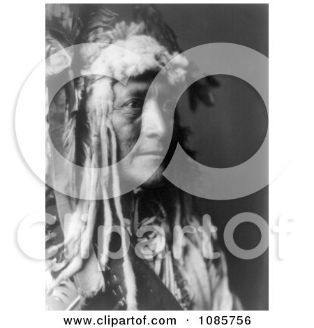 Hidatsa Indian Man by the Name of White Duck - Free Historical Stock Photography by JVPD