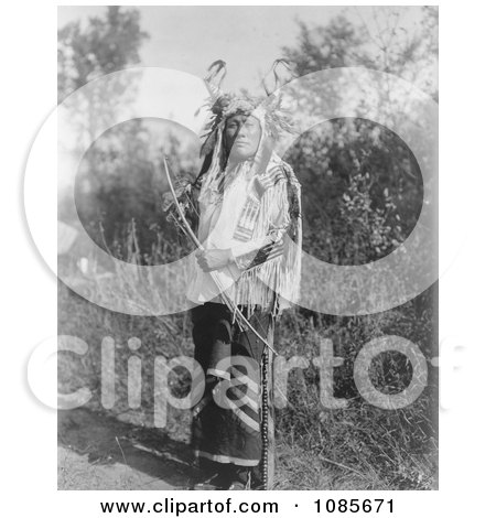 Hidatsa Indian Named Long Time Dog - Free Historical Stock Photography by JVPD