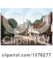 Historical Buildings In The Old Village Of Shanklin Isle Of Wight England UK Royalty Free Stock Photography