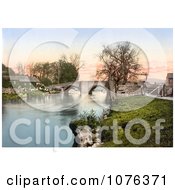 Historical Buildings Of The Village Of Eamont Bridge On The River In Penrith Cumbria England UK Royalty Free Stock Photography