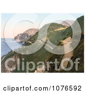 Historical Hillside Roads Leading To St Nicholas Chapel On Top Of Lantern Hill Ilfracombe Devon England Royalty Free Stock Photography