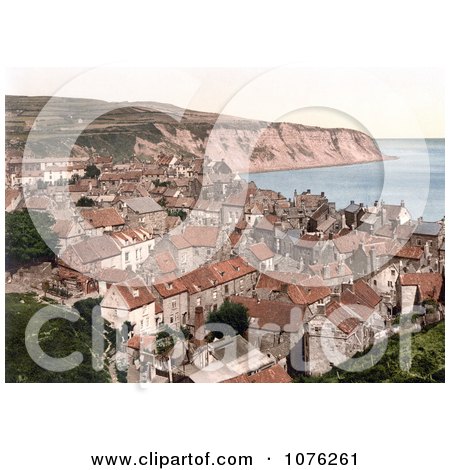 Historical Houses on Robin Hood’s Bay in Bay Town Whitby North Yorkshire England UK - Royalty Free Stock Photography  by JVPD