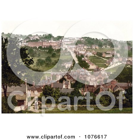 Historical Matlock Bank Derbyshire England - Royalty Free Stock Photography  by JVPD