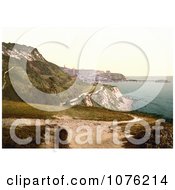 Historical Path Along The Cliffs In Ventnor Isle Of Wight England UK Royalty Free Stock Photography