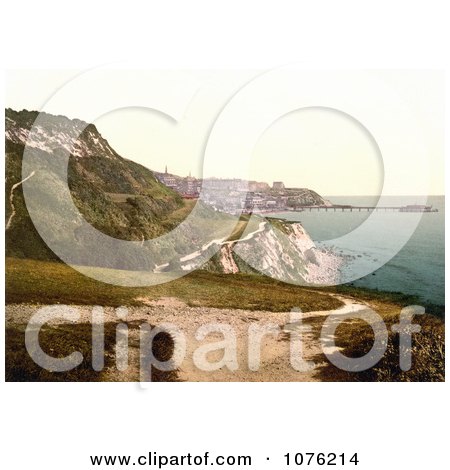 Historical Path Along the Cliffs in Ventnor Isle of Wight England UK - Royalty Free Stock Photography  by JVPD