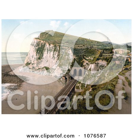 Historical Shakespeare’s Cliff Train Tunnel in Dover, England - Royalty Free Stock Photography  by JVPD