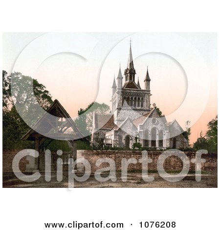 Historical St Mildred’s Church in Whippingham Isle of Wight England - Royalty Free Stock Photography  by JVPD