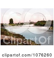 Historical The Diglis Weir On The Severn River In Worcester Worcestershire West Midlands England Royalty Free Stock Photography