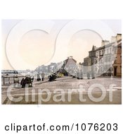 Historical The Esplanade By The Beach In Redcar North Yorkshire England UK Royalty Free Stock Photography