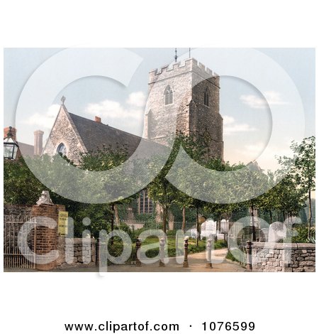 Historical the Historical St Mary’s Church in Folkestone England - Royalty Free Stock Photography  by JVPD