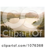 Historical The Lakefront Village Of Grasmere Lake District Cumbria England UK Royalty Free Stock Photography