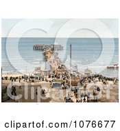Historical The North Pier On The Irish Sea In Blackpool Lancashire England Royalty Free Stock Photography
