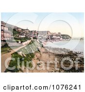 Historical The Promenade And Bay Of Ventnor Isle Of Wight England UK Royalty Free Stock Photography