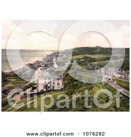 Historical the Sandgate Castle on the Beach in Sandgate Shepway Kent England UK - Royalty Free Stock Photography  by JVPD