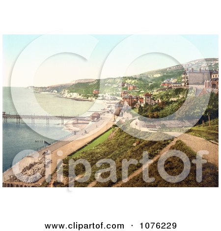 Historical the Seaside Village of Ventnor Isle of Wight England UK - Royalty Free Stock Photography  by JVPD