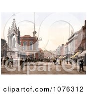 Historical The Statue Of Queen Victoria On High Street In Maidstone Kent England UK Royalty Free Stock Photography