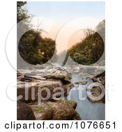 Historical The Strid In The Bolton Woods Bolton Greater Manchester North West England Royalty Free Stock Photography