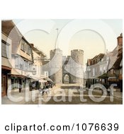 Historical The West Gate To The City Of Canterbury Kent England UK Royalty Free Stock Photography