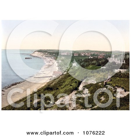 Historical Totland on the Colwell Bay Isle of Wight England - Royalty Free Stock Photography  by JVPD