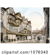 Historical Tudor Buildings IrelandS Mansion In Shrewsbury Shropshire England UK Royalty Free Stock Photography