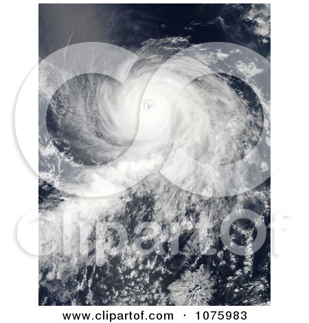 Hurricane Eugene On August 3 2011 - Royalty Free Stock Photography  by JVPD