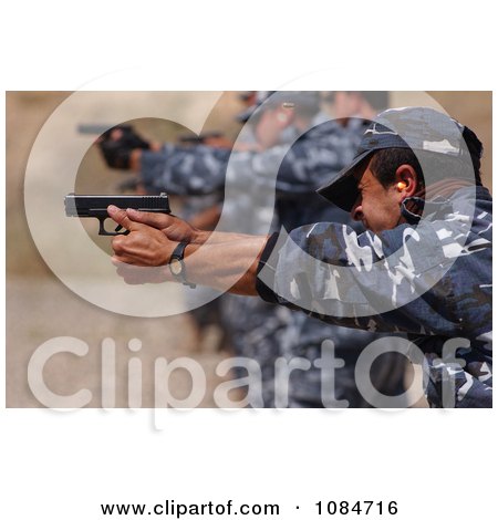 Iraqi Police Shooting Weapons - Free Stock Photography by JVPD