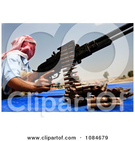 Iraqi Policeman With a Weapon - Free Stock Photography by JVPD