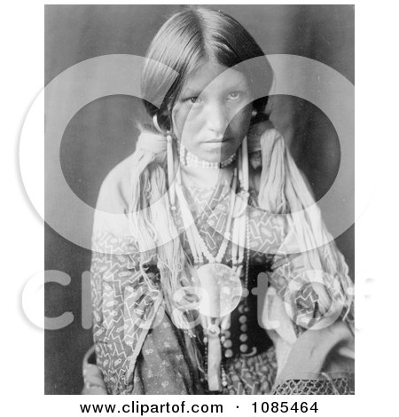 Jicarilla Indian Girl - Free Historical Stock Photography by JVPD