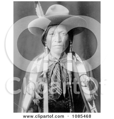 Jicarilla Man in Cowboy Attire - Free Historical Stock Photography by JVPD