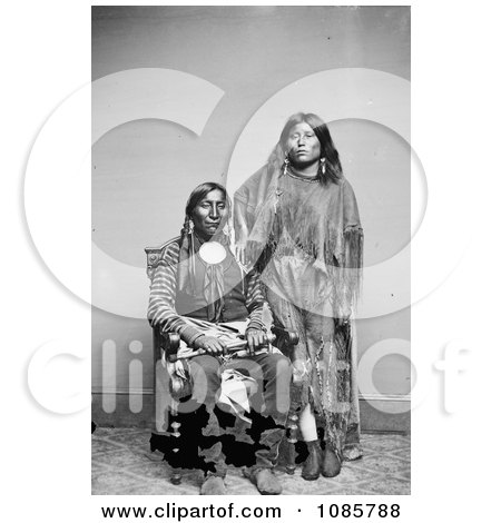 Kiowa Indians, Lone Wolf and Etla - Free Historical Stock Photography by JVPD
