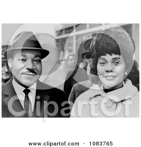 Martin Luther and Coretta Scott King - Historical Stock Photography by JVPD